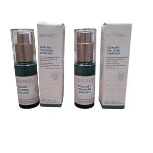 Biossance Sqalane + Hyaluronic Tonic Mist x 2 30ml 1.01 fl Oz New